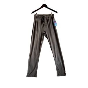 HANES MENS JERSEY KNIT SOLID SLEEP PANT SZ S/P/CH